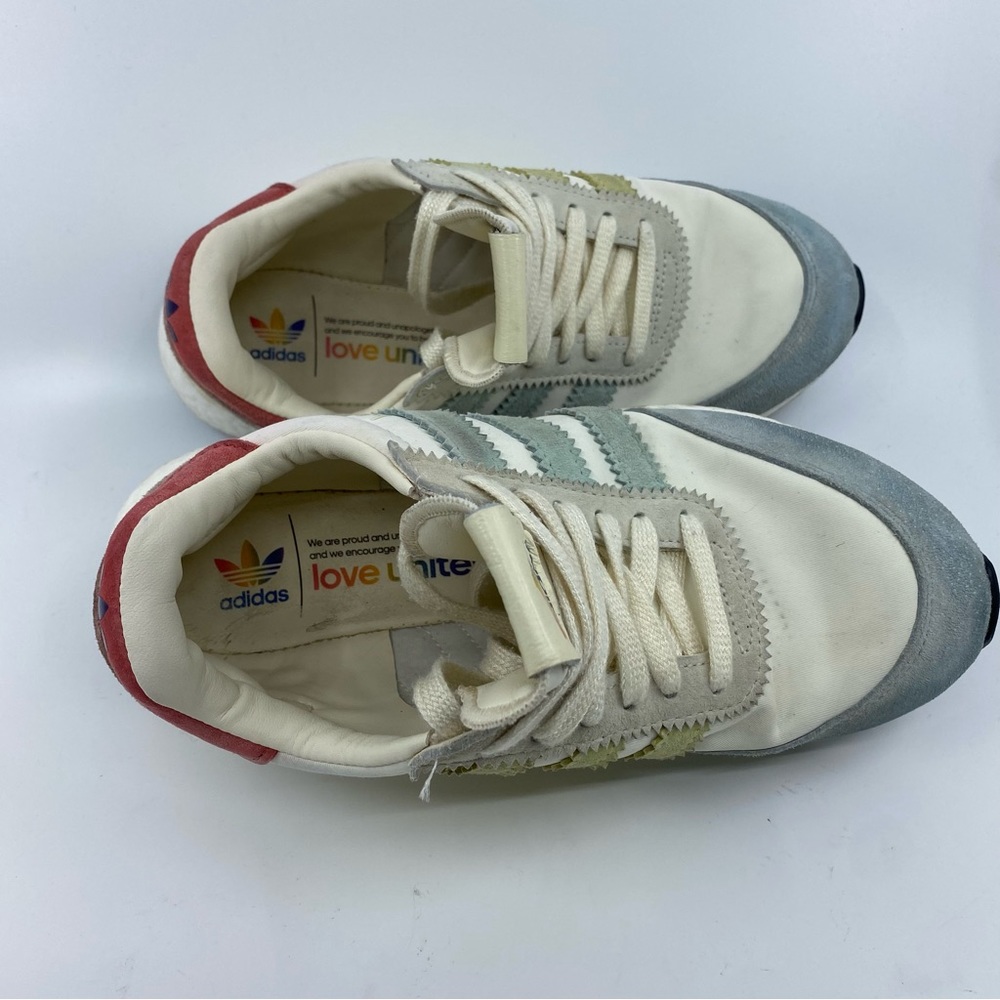 Adidas Love Unites Pride 2018 Gay Pride Sneakers Color Multi SZ 5.5 Men 6.5 W - Picture 9 of 13